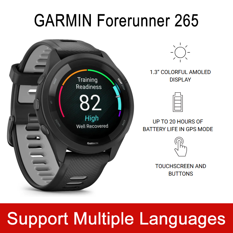 Timex Watches Smartwatch - Garmin Forerunner 265 Running Smartwatch Built