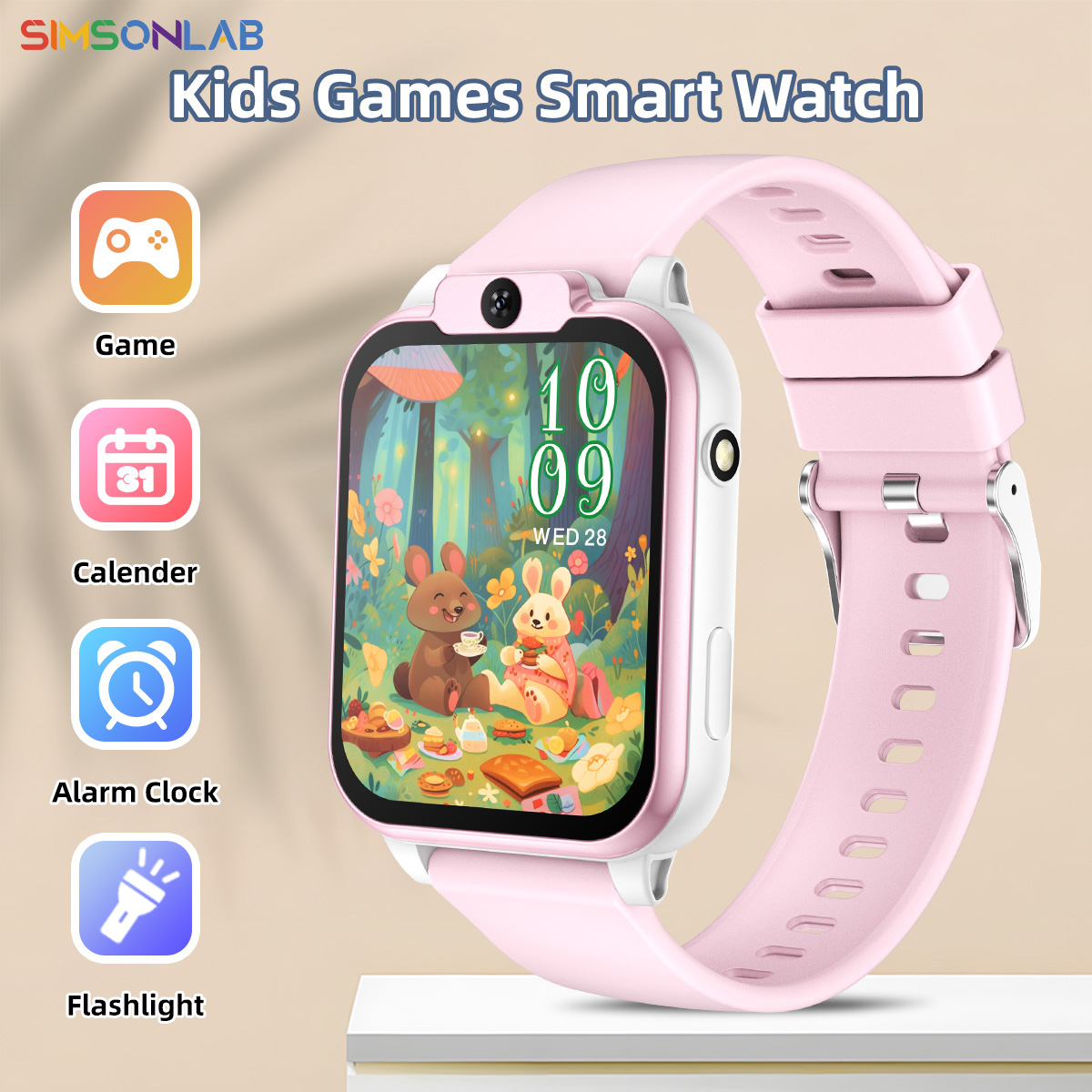 Smartwatch Watches For Kids - Children Smartwatch Study Partner Multifunctional Camera