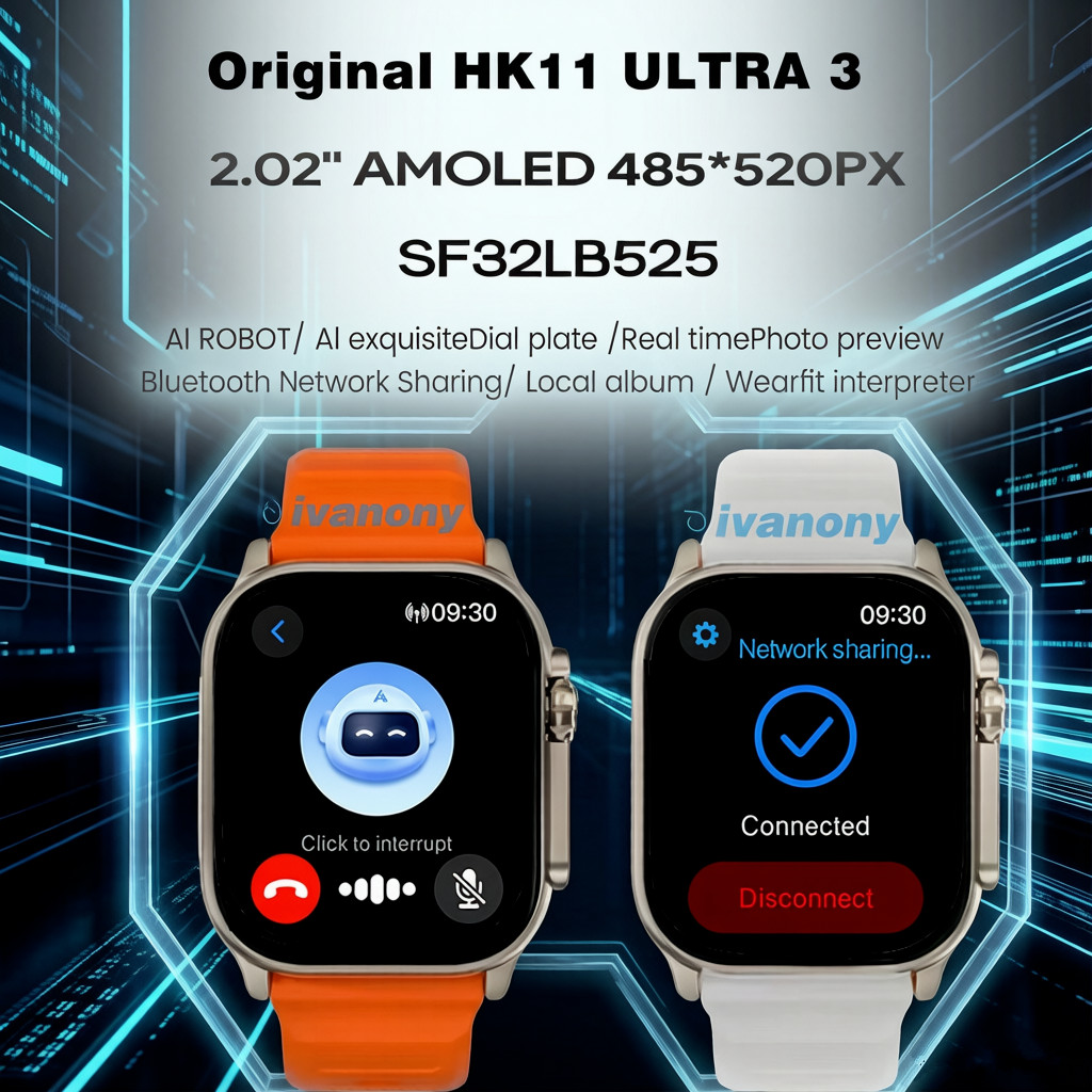 New Smart Watch HK11 Ultra 3 4 - Smartwatch Watches Price recension och pris