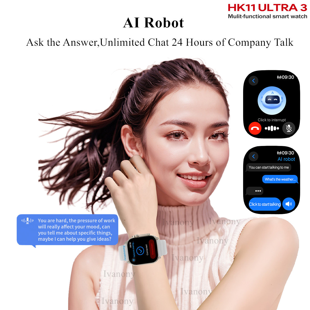 New Smart Watch HK11 Ultra 3 4 - Smartwatch Watches Price recension och pris