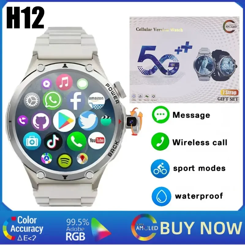 H12 4G LTE Android Smartwatch  - Smartwatch Watches For Women With Gps recension och pris