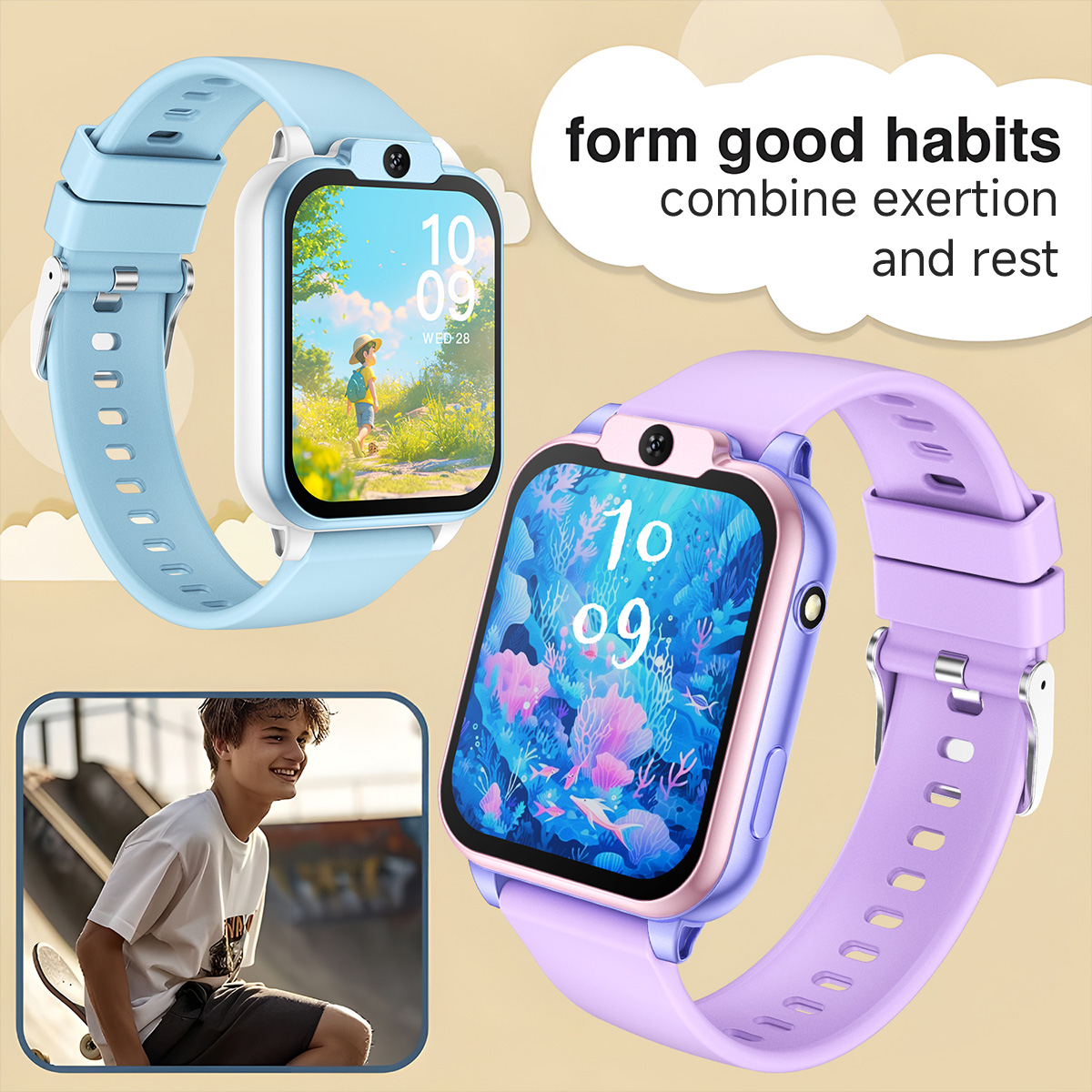 Children Smartwatch Study Part - Smartwatch Watches For Kids recension och pris